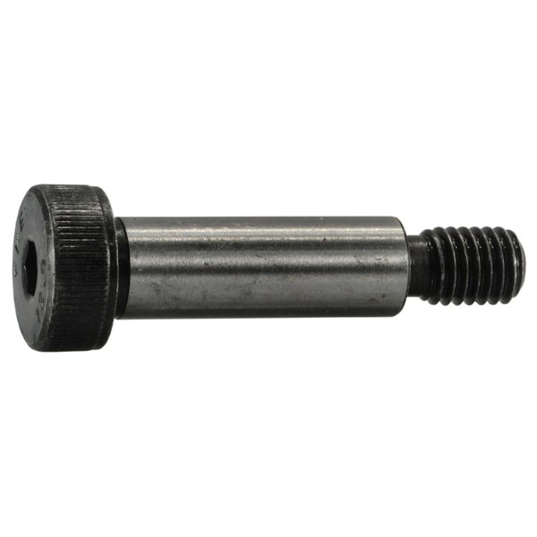 Midwest Fastener Shoulder Screw, M1.25 Thr Sz, 13mm Thr Lg, Steel, 3 PK 930745